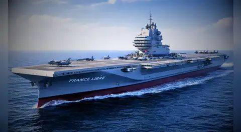 Medirá 310 metros de largo y estará equipado con 2 reactores nucleares: así será el nuevo portaaviones atómico de Francia