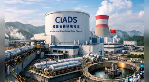 China acelera la carrera nuclear con un reactor 100 veces más eficiente que promete energía más limpia y segura desde 2027