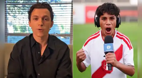 Tom Holland sorprende a Pol Deportes con conmovedor mensaje: "Gracias por animar a la gente a seguir sus sueños"