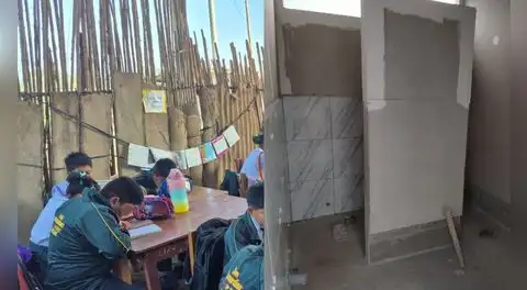Más de 150 escolares estudian en condiciones precarias tras demolición de su colegio en Lambayeque