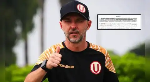 Javier Rabanal quedó habilitado para dirigir en Universitario: Comisión de Apelaciones revocó sanción de 4 fechas