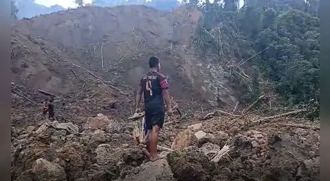 Derrumbe deja sin agua a colegios y afecta a más de 60 familias de comunidad de Amazonas: "Defensa Civil no viene"