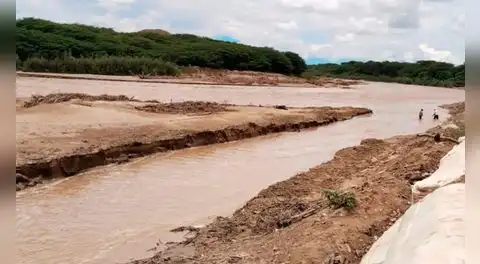 Dos escolares mueren tras ser arrastrados por la corriente del río La Leche en Batangrande, Ferreñafe