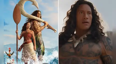 Disney estrena el primer vistazo de 'Moana' live action con Dwayne Johnson, 'La Roca', como Maui