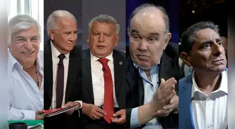 Debate presidencial: las pullas entre 'Popy' Olivera, Acuña, Carlos Álvarez, Lescano, López Chau y López Aliaga
