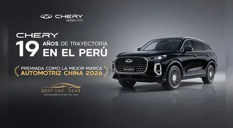 En medio de la llegada de nuevas marcas chinas, Chery Perú consolida su liderazgo con 19 años de trayectoria y reconocimiento como la Mejor Marca China