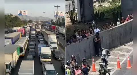 Fatal siniestro en Vía de Evitamiento ocasiona intenso tráfico en la Panamericana Norte