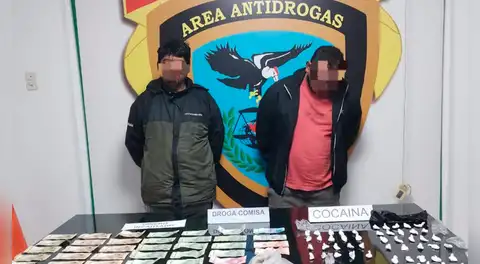 Arequipa: caen dos sujetos que comercializaban droga con servicio delivery