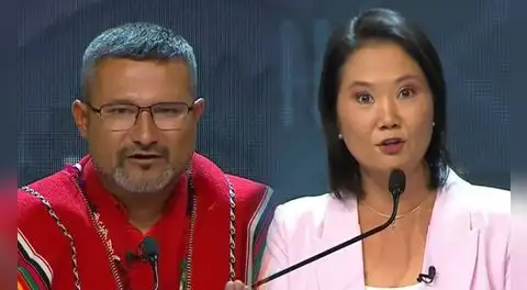 Ronald Atencio al cierre del debate presidencial: "Corrupción se escribe con K de la señora Keiko Fujimori"