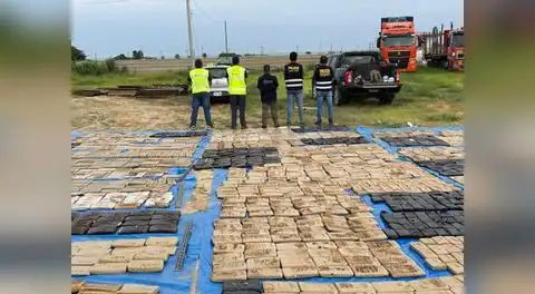 Mafia transnacional iba a enviar una tonelada y media de marihuana Creepy de Perú a Chile