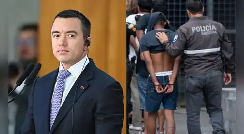 Noboa asegura que crímenes bajaron un 40% tras el toque de queda y descarta perdida de soberanía ante EE. UU.