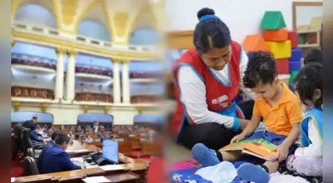 Cuna Más: Congreso aprueba compensación económica de hasta S/1.130 para madres cuidadoras