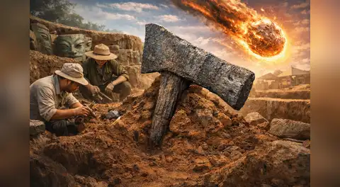 Arqueólogos chinos descubren que una antigua cultura fabricó un arma con los restos de un meteorito