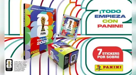 Panini revela la portada del álbum oficial de la Copa Mundial de la FIFA 2026 para Perú