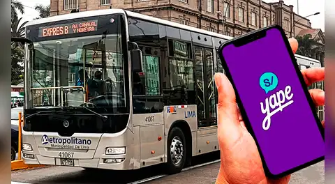 ¿Cómo recargar la tarjeta del Metropolitano con Yape? Conoce AQUÍ el paso a paso