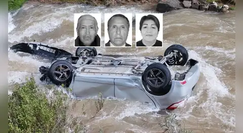 Familia cae al río Rímac cuando viajaba de Lima a Huancayo por Semana Santa: Exalcalde de Hualhuas desaparece tras accidente