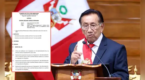 Comisión de Ética evaluará la suspensión de denuncias contra José María Balcázar