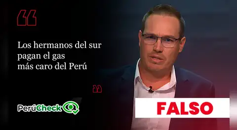 ¿El sur del Perú paga el gas más caro? Datos oficiales contradicen a George Forsyth