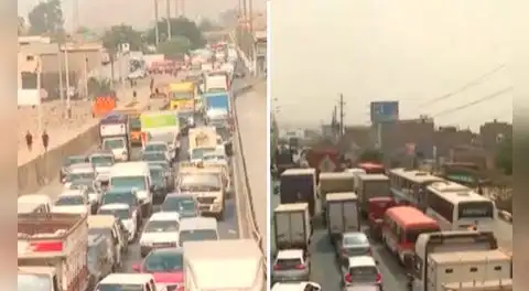 Accidente en Puente Piedra genera fuerte congestión vehicular en la Panamericana Norte
