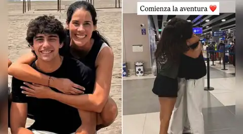 Hijo mayor de Gianella Neyra y del actor argentino Segundo Cernadas deja Perú y protagoniza conmovedora despedida