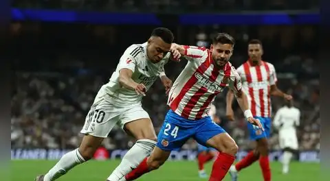 Real Madrid igualó 1-1 ante Girona y se va despidiendo de la lucha por LaLiga de España