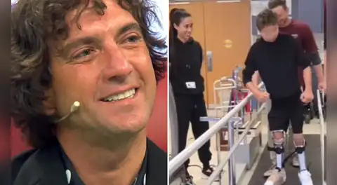 Antoñito, hijo de Sheyla Rojas y Antonio Pavón, logra caminar sin ayuda y conmueve a su padre