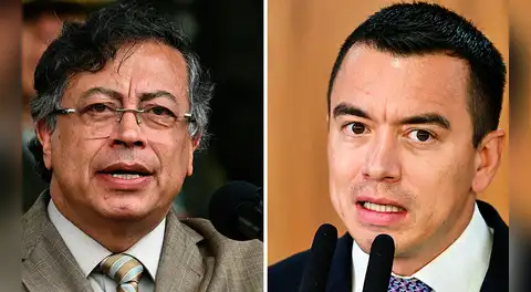Noboa revela que perdió "esperanzas" en Petro y que retomará la relación con Colombia tras elecciones