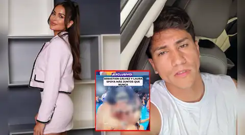 Revelan comprometedora foto en la piscina de Laura Spoya con su joven trabajador que confirmaría su romance
