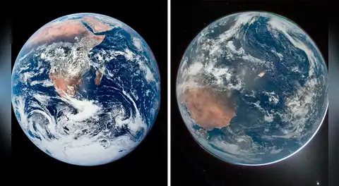 ¿Por qué la Tierra se ve más opaca en las fotos de Artemis II que en las obtenidas por las misiones Apolo hace más de 50 años?