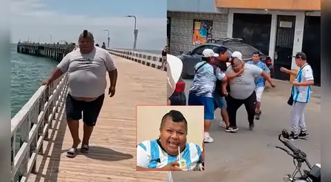 Cómico ambulante ‘Mayimbú’ protagoniza escandalosa pelea callejera y es separado a la fuerza