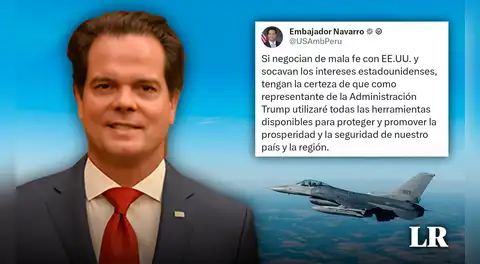 Embajador de EE.UU se enoja por cancelación de la compra de los cazas F-16 Block 70