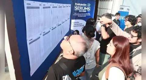 Serums 2026-I: cerca de 40.000 profesionales rinden hoy la evaluación a nivel nacional