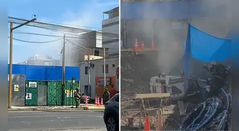 Reportan fuga de gas en Surquillo: emergencia se produce a la altura de la cuadra 50 de la av. República de Panamá