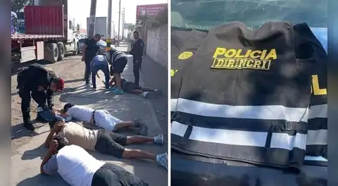 Capturan a cuatro integrantes de Los Pulpos que planeaban secuestrar a empresario minero en Trujillo