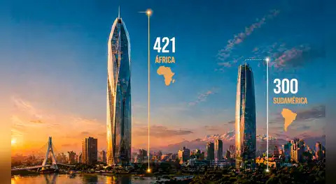 El rascacielos más alto de Sudamérica sería superado por un coloso de 421 metros con 'doble piel' que África inauguraría pronto