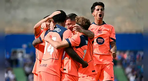 Barcelona quedó a un paso del bicampeonato de LaLiga de España: derrotó 2-0 a Getafe de visita