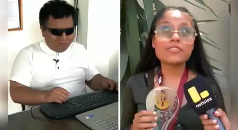 Jóvenes con discapacidad visual ingresan a la universidad: "Los límites se los pone uno solo"