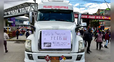 Gobierno de Rodrigo Paz enfrenta protestas de campesinos, mineros y transportistas en medio de falta combustible en Bolivia