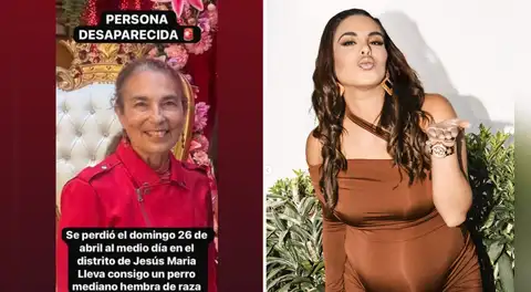 Modelo peruana Kathie Reds reporta la desaparición de su madre tras salir de paseo en Jesús María: “Ella tiene principios de Alzheimer”