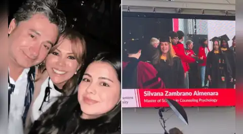 Magaly celebra orgullosa la graduación de la hija de su esposo Alfredo Zambrano en prestigiosa universidad en Boston: "Llegó el día"