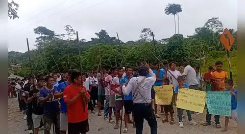 Derrame de petróleo en Loreto: la comunidad indígena awajún protesta y bloquea carretera