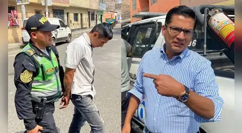 Alcalde persigue en su auto a delincuente tras robo y logra su detención en San Martín de Porres