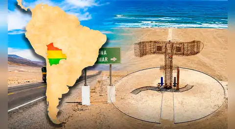 La playa de 5 km en un país de Sudamérica que daría a Bolivia acceso al mar hasta 2091, pero hoy luce desierta y abandonada