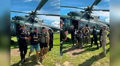 Madre de Dios: Caen 6 mineros ilegales con armamento, dragas y campamentos en la RN Tambopata