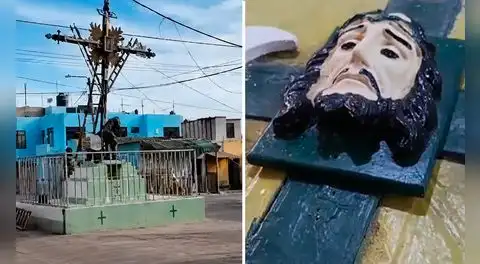 Histórica reliquia religiosa de más de un siglo se partió en dos tras desplomarse en plena festividad en Pisco