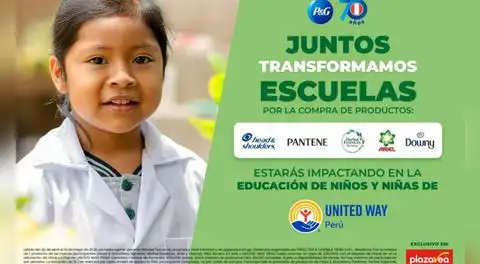 Juntos Transformamos Escuelas: P&G Perú conmemora su 70 aniversario impulsando la educación