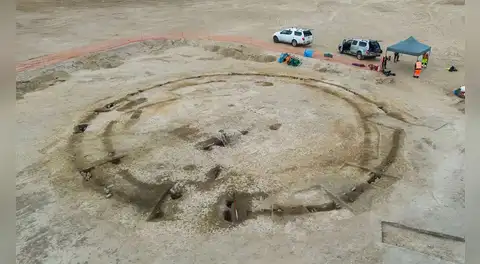 Arqueólogos creyeron encontrar una pieza de maquinaria agrícola antigua, pero era en realidad una llanta de carruaje de la Edad de Hierro