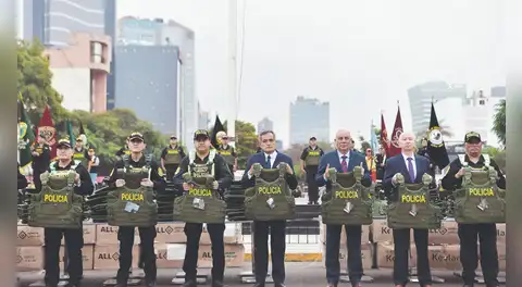 Contradicciones entre Mininter y Contraloría por los chalecos antibalas