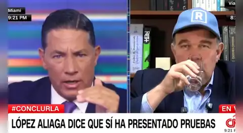 Rafael López Aliaga lleva su narrativa de fraude a CNN: candidato no presentó evidencias verificables