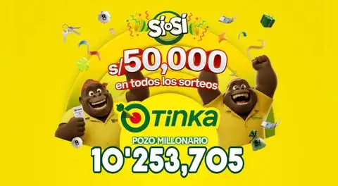 Sorteo de La Tinka del domingo 10 de mayo: conoce cuáles fueron los números ganadores y premios del Pozo Millonario, boliyapa, S/50.000 y más
